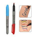 1Set 12Pcs Tattoo Skin Marker Tips Pen Medical Surgical Scribe Pen IAI