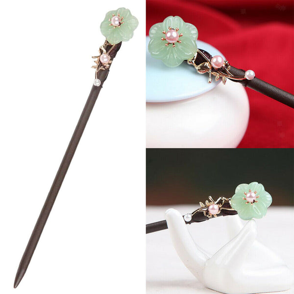 Chinese Style Traditional Handmade Natural Wooden Hairpin