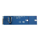 M.2 To Usb3.0 Pci-E 16X Slot Riser Card Vga Expansion Cable Line Blue M6G8