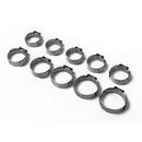 100 Pieces V-band Quick Release Clamp Bracket Kit Single Ear For Pipe