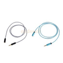 2Pieces Black +Blue 3.5mm M to F Stereo Audio Headphone Extention Cable Cord