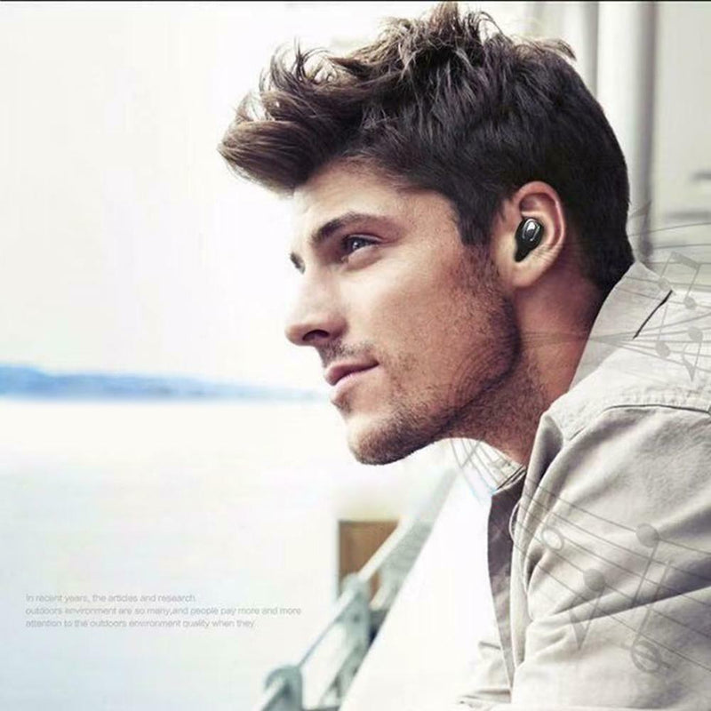 T18S Mini TWS Wireless Bluetooth Earphone In-Ear Earbuds with Charging Box A
