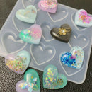 1Pc 9-Even Heart Shape Silicone Cake Mold Diy Chocolate Baking Utensil Cake