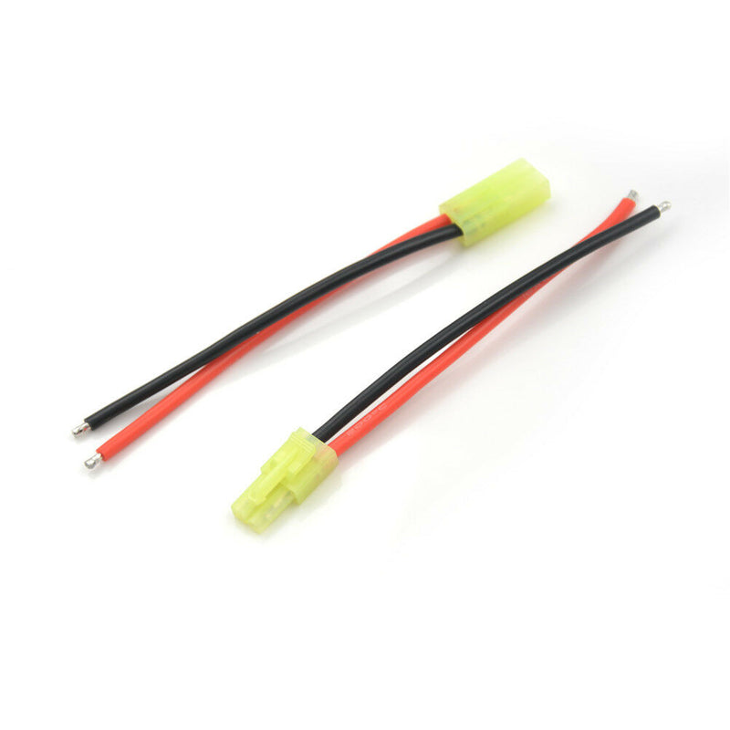 1pair Mini Tamiya Connector Male & Female 2pin Battery wire 16AWG JR