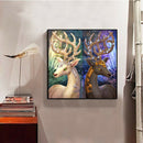 5D DIY Full Drill Diamond Painting Deer Cross Stitch Embroidery Ornaments