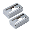 2pcs Metal Humbucker Pickup Covers Lid H-shaped LP Electric Guitar Parts