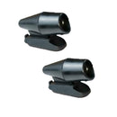 1Pair Car Animal repeller 1 sonic + 1 Ultrasonic whistle For Deer kangaroo Black