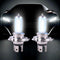 2Pcs/Lot 12V 100W H4 Xenon Gas Super Bright White Car Headlight Light