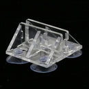 Divider Sheet Sucker Holder Suction Cup for Aquarium Fish Tank Clear