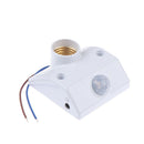 E27 AC110-220V 50/60HZ Infrared Motion Sensor Automatic Light Lamp Holder Sw Hn