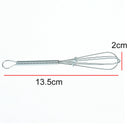 stainless steel hairdressing tool tint color dye whisk balloon whip mixer  Z