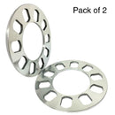 2 Pieces Car Aluminium Wheel Spacers For 5 Lugs 5x114.3 5x120 5x120.7 5x127