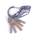 Stainless Multi Function Keychain KeyHolder Wrench Quickdraw Carabiner Guard MO