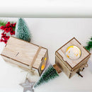 Wood Candlestick Candle Holder Christmas Decorative Lanterns With Home DecorSA3C