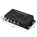 TM70 AV To RF UHF Plastic Home Infrared Return Receiver TV Link Modulator Mini