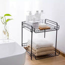 Double-Layer Tableware Storage Rack Holder Shelf Dish Drain For Kitchen Sto