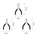 12Pcs/Set Jewelry Tools Jewelry Making Set Flat Nose Pliers Beading Needles H5M3