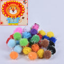 200 PCS Mixed Color Golden Onion Bulb Kindergarten DIY Mixed Colored Flash Ba BX