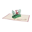 3DUp Holiday Greeting Cards Deer Jesus Reindeer Christmas Thanksgiving S Hn