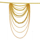 New Fashion Women Three Tassels Armband Upper Arm Chain Jewelry