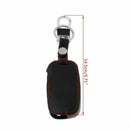 3Buttons For KIA Ceed KX5 Rio Sportage QL Waxed Car Remote Key Leather Cover