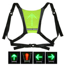4-Mode Turn Signal Pack Cycling Bicycle Direction Indicator Backpack Vest
