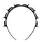 Women Braided Hair Band Hair Hoop Korean Headband Hair Clip w/Bangs (Black) A#S