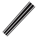 1 Pair Long Stripe Vinyl Car Stickers Hood Bonnet Decals Styling Accessory
