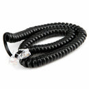 10ft Telephone Handset Phone Extension Cord Coil Line Cable Wire Black AU H0J9