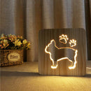 Novelty Night Light Beside Lamp Warm White USB Power Bedroom Home Decor Kid Gift