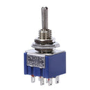 AC 125V 6A 6 Pin Spdt On/Off/On 3-Way Mini Toggle Switch For Electric Guita