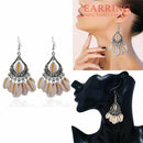 1 pair of exaggerated ethnic European and American earrings personality per