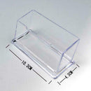 Firm Clear Desktop Business Card Holder Display Acrylic Desk 1PC. Shelf K7L1