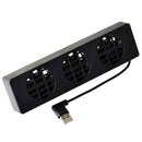 USB Cooler External Fan Air Circulation Cooling For  Switch Dock, Black