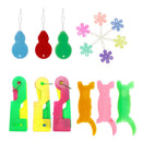 15Pcs/set Plastic Wire Loop DIY Needle Threader Stitch Insertion Hand Machine