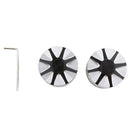 Front Axle Edge Nut Cover Cap For  Softail Dyna Sportster 883 1200