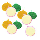 Minifiber Double-Sided Dish Scrub Sponge, 10 Pack Scouring Pads Household C Z1Q5