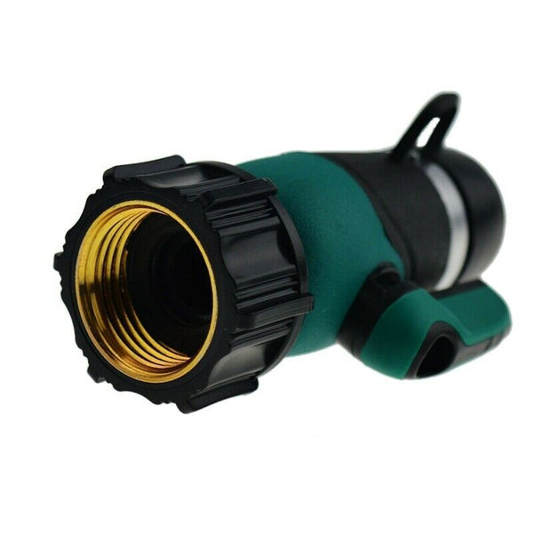 1Pc Sprinkler Irrigation Garden Hose Connector Shut-Off Valve Water Pipe Fa