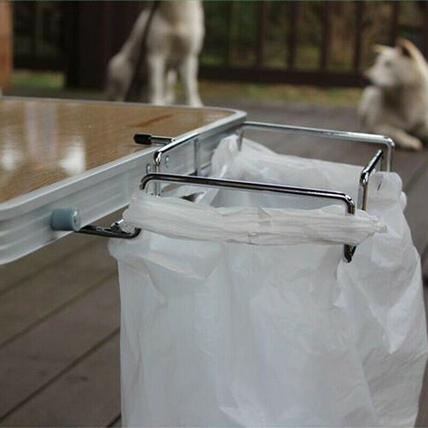 Outdoor Camping Trash Creative Kitchen Home Storage Trash Bracket Picnic Ta T5P3