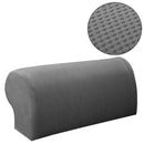 6Pcs Grey Elastic Sofa Armrest Covers Armchair Slipcovers Protector