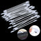50Pcs Ear Earphone Earbuds Tips Headset Cotton Disposable Stick Cleaning ToolJ!c