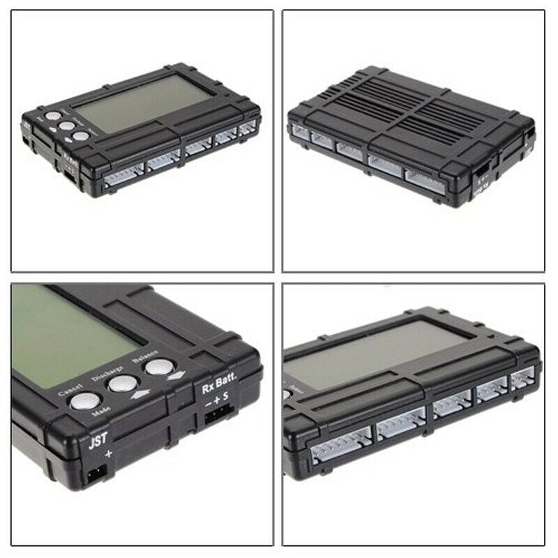 3 In 1 Li-Po Lipo Battery 2-6S Lcd Balancer Voltage Tester Discharger ProtecB2H1