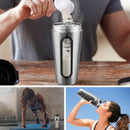 Protein Shaker Bottle, Stainless Steel Sports Water Bottle Shaker Cup, Leak