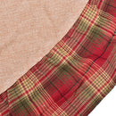 Christmas Tree Skirt Felt Apron Stands Base Cover Floor Mat Pad Xmas DecorS Ew