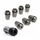 7pcs Steel ER11 Spring Collet 1/2/3/4/5/6/7mm with 5mm ER11A Extension Rod