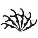 50 Pcs Bamboo Charcoal Dental Floss Teeth Sticks Tooth Picks Interdental Kits