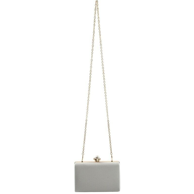 Fashion Women Leather Evening Bag Dinner Party Lady Wedding Flower Clutch P P6U8
