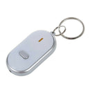 New White LED Sound Control Torch Anti-Lost Lost Key Or Wallet Locator Find