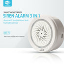 Temperature Humidity Alarm Sensor Wifi Siren Tuya Smart Life App Work with ET3C8