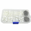 250 pcs/lot kit 2.54mm XH2.54 2p 3p 4 pin Connector plug + straight needle  Z6Q1